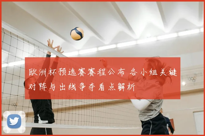 欧洲杯预选赛赛程公布 各小组关键对阵与出线争夺看点解析